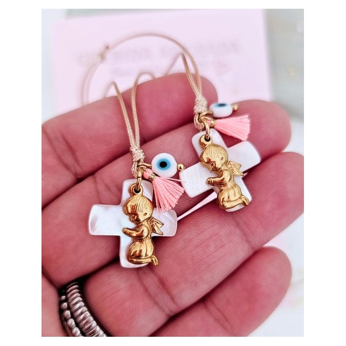 FIO ANJO DA GUARDA COM CRUZ