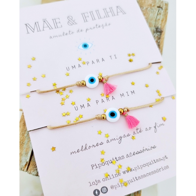 PACK PULSEIRAS MADRINHA E AFILHADA