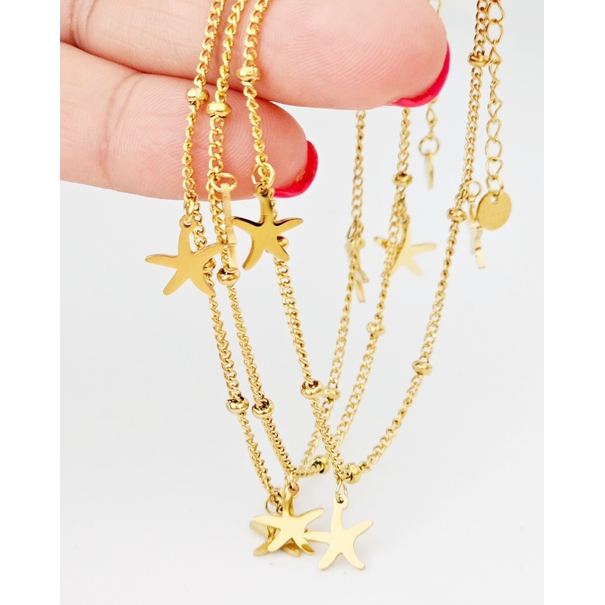 PULSEIRA PARA O PÉ ESTRELITA DO MAR
