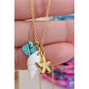 COLAR ESTRELA DOURADA