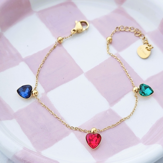 PULSEIRA CORAÇÕES COLORIDOS