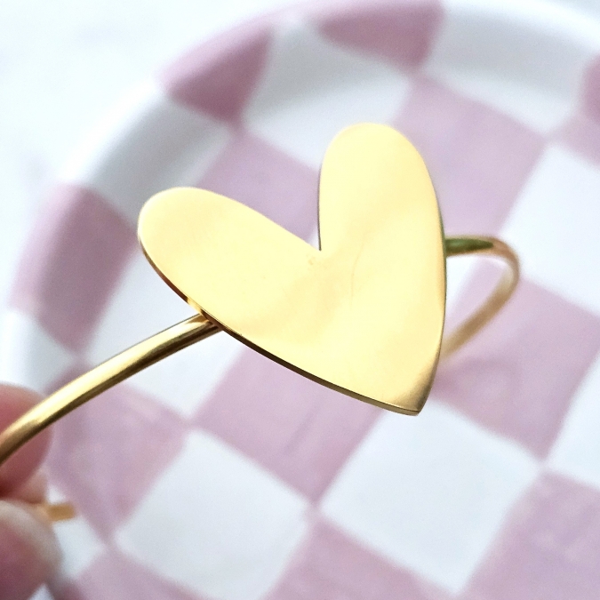 BRACELETE CORAÇAO MINIMAL