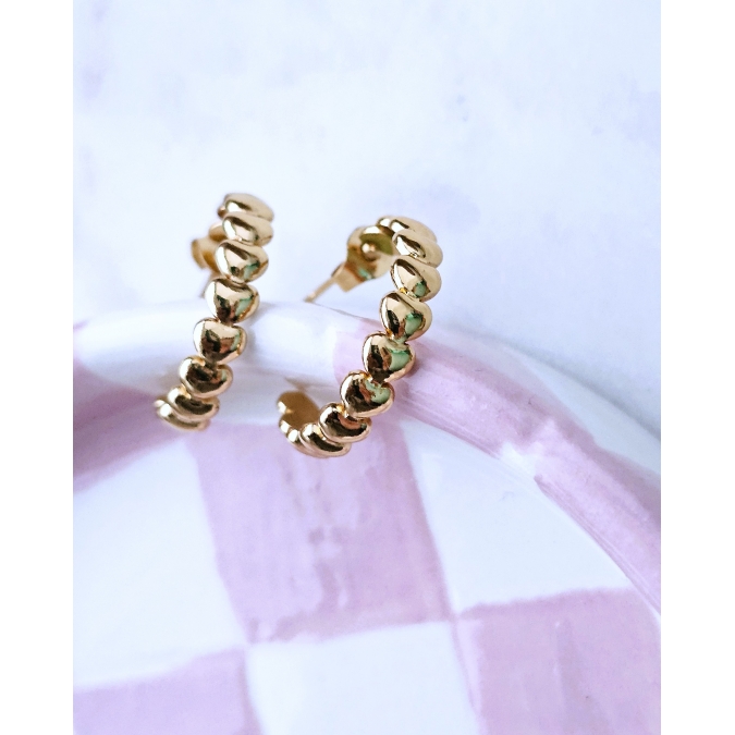 ARGOLAS CORAÇÕES LUSTRO