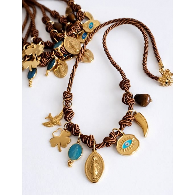 COLAR AMULETOS PROTEÇÃO