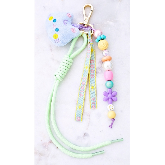 BAG CHARMS GOOD VIBES