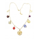 COLAR PROTEÇÃO COM MEDALHAS