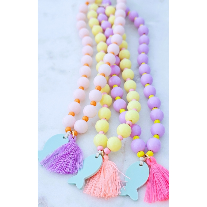 COLAR INFANTIL PEIXE TASSELS