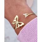 PULSEIRA AJUSTÁVEL BORBOLETA DOURADA