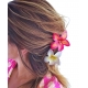 GANCHO DE CABELO FLOR TROPICAL