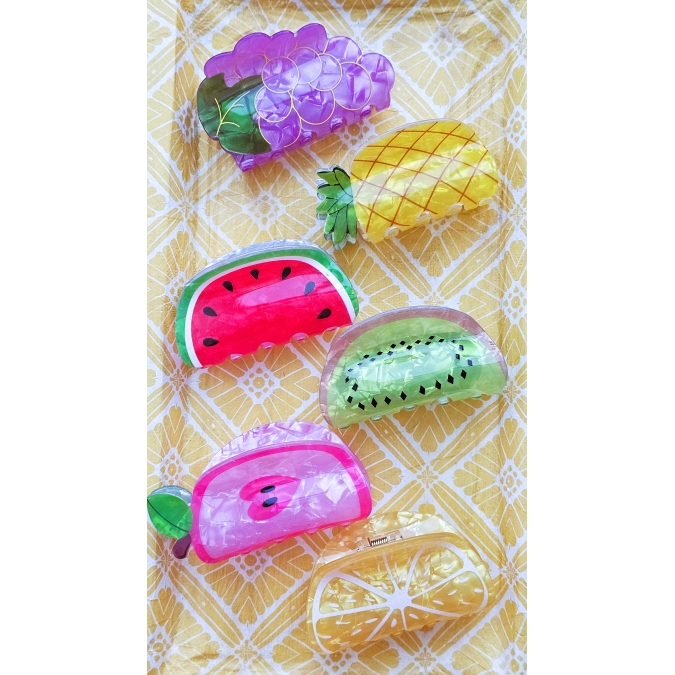 GANCHO DE CABELO FRUTAS