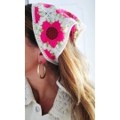 BANDANA CROCHET FLORAL