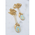 COLAR NOSSA SENHORA AZUL