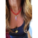 COLAR CORAL COM SARDINHA LILÁS