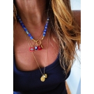 COLAR AZUL COM CARANGUEJO E OLHO GREGO