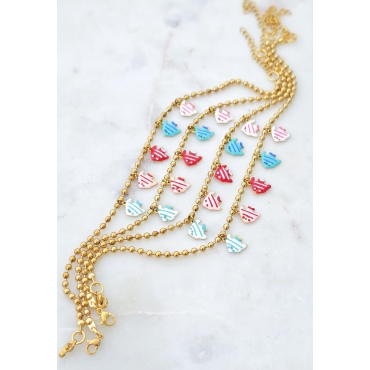 PULSEIRA PARA O PÉ PEIXINHOS