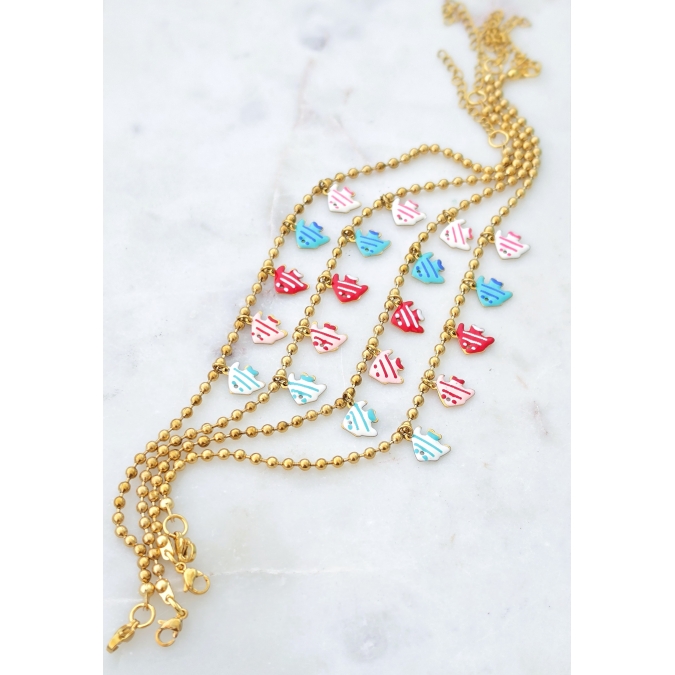 PULSEIRA PARA O PÉ PEIXINHOS