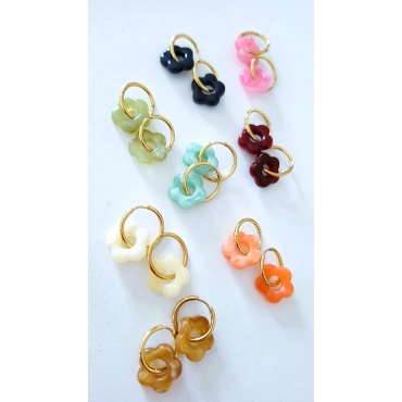 BRINCOS FLOWER POP