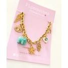 PULSEIRA AMULETOS ELEFANTE E PROTEÇÃO