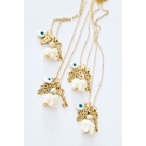 COLAR ELEFANTE BRANCO AMULETOS