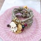 PULSEIRA ELEFANTE OLHO-DE-TIGRE